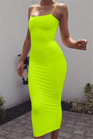 Fashion Sexy Sling Slim-Fit Dress