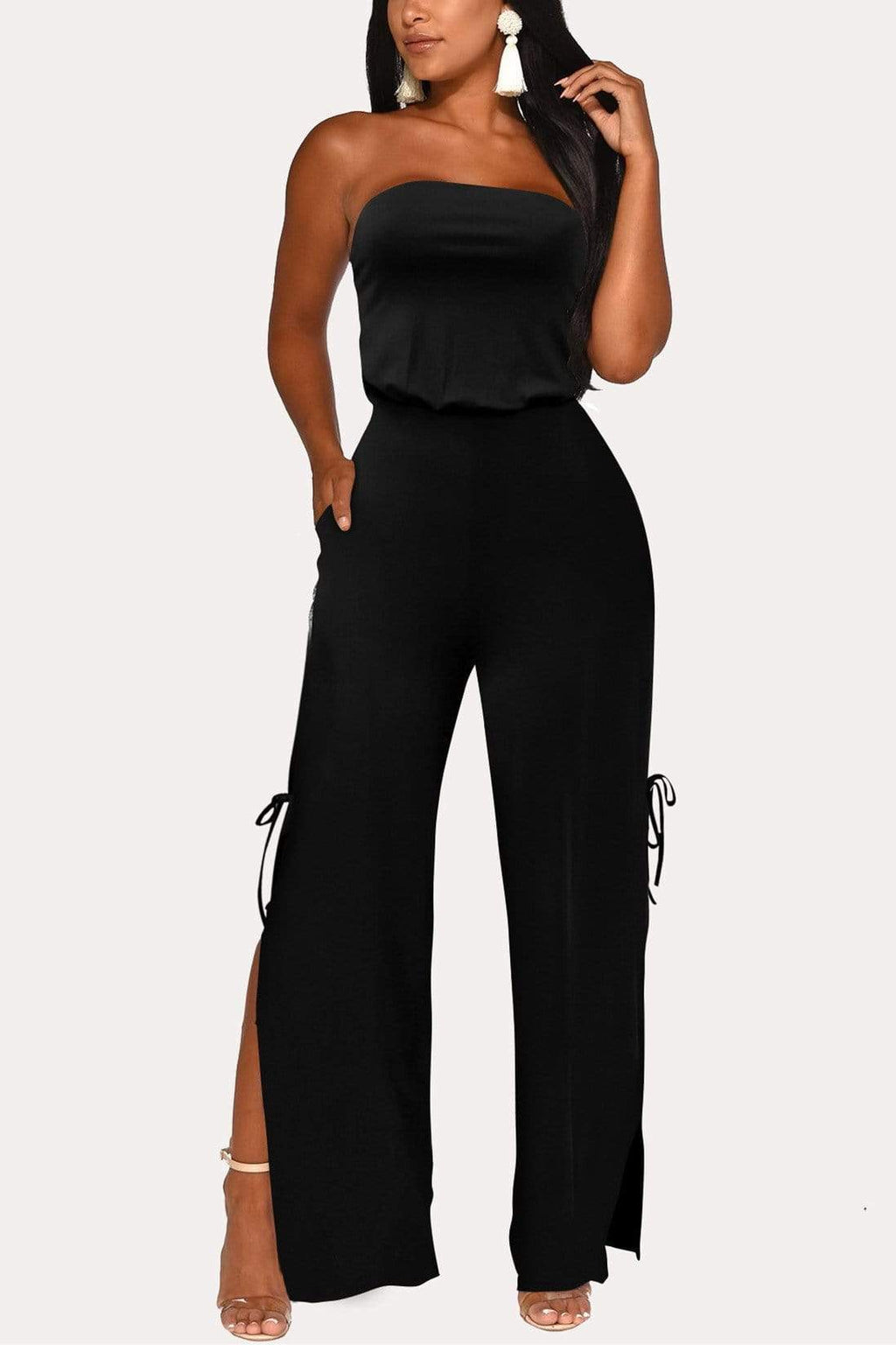 Sexy Backless Wide Leg Jumpsuit