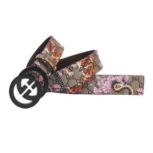 G Letters Tiger Print Belt