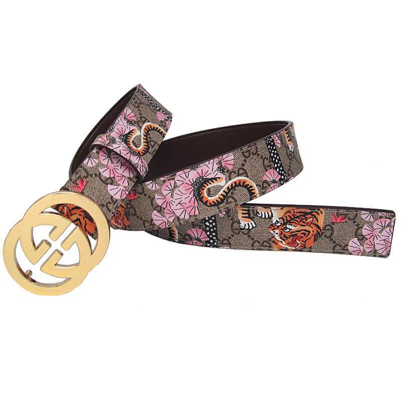 G Letters Tiger Print Belt