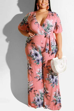 Sexy Comfy Print Jumpsuit