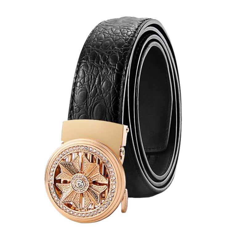 Fashion Crocodile Leather Belt