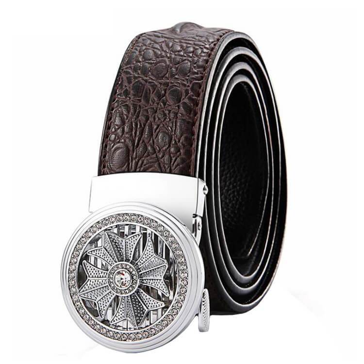 Fashion Crocodile Leather Belt