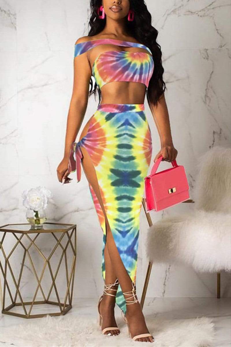 Sexy Sleeveless Skirt Three-piece Set