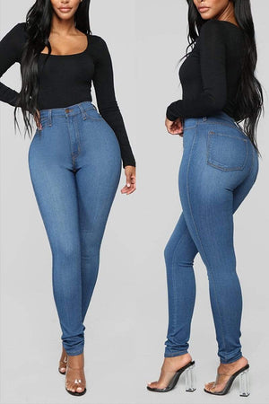 Fashion Versatile Stretch High Waist Jeans