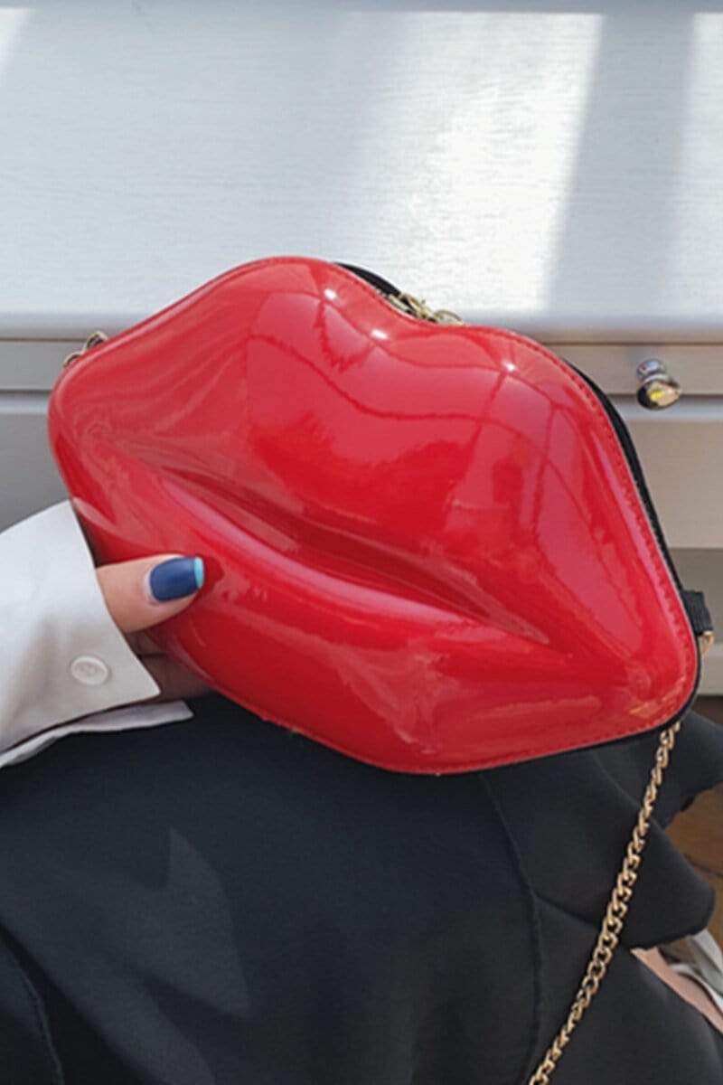 Fashion Casual Lip Shape Messenger Bag