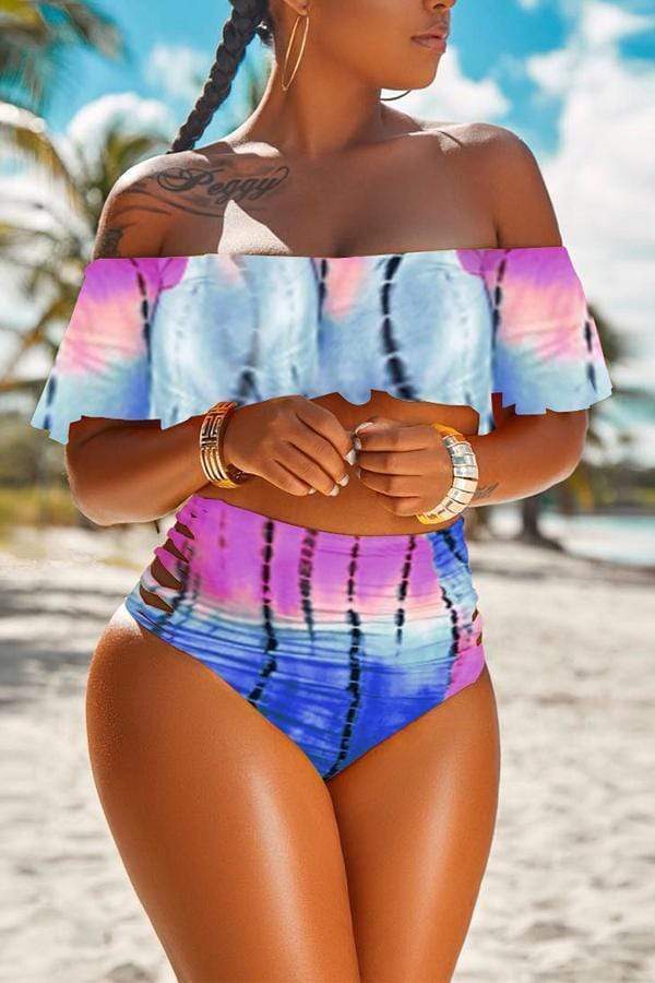 VogueRegion  Print Two-piece Swimwear - VogueRegion