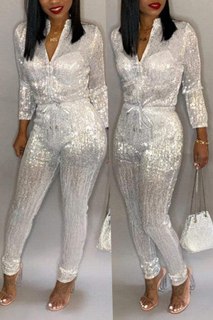 Trendy Zipper Design Jumpsuit