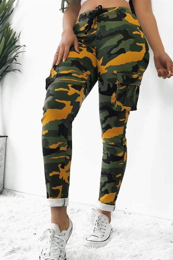 Leisure Camouflage Printed Pants