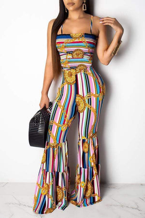 Bohemian Trumpet-shaped Jumpsuit - VogueRegion