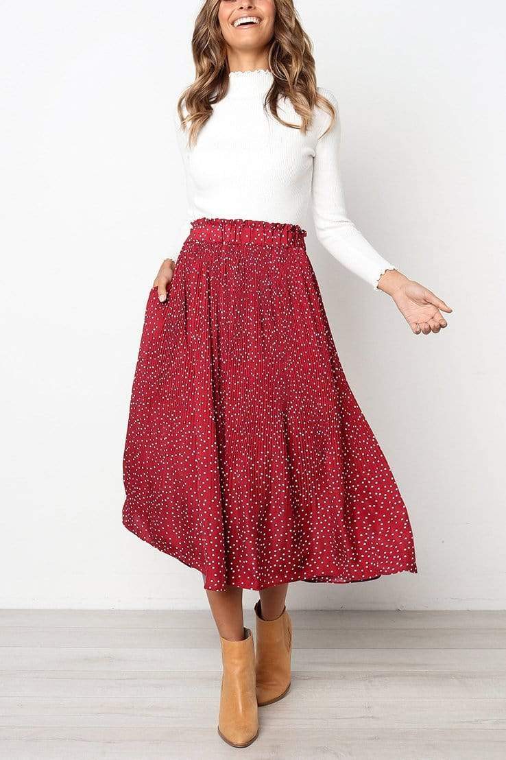 Fashion Wild Polka Dot Skirt