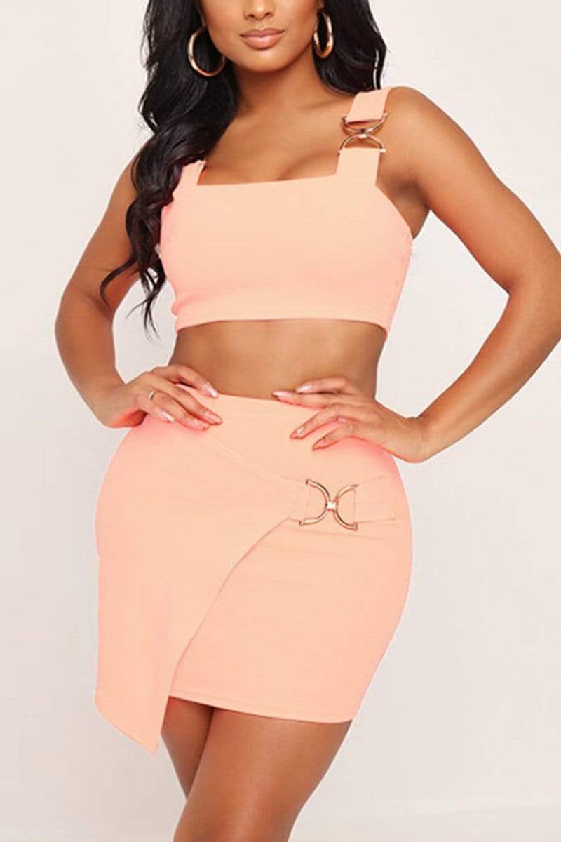 Fashion Casual Vest Two-Piece Set