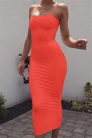 Fashion Sexy Sling Slim-Fit Dress