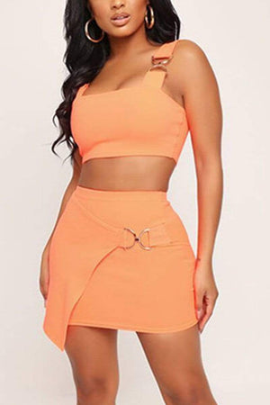 Fashion Casual Vest Two-Piece Set