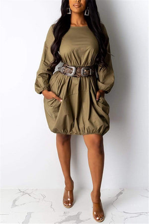 Fashion Casual Pullover Dress