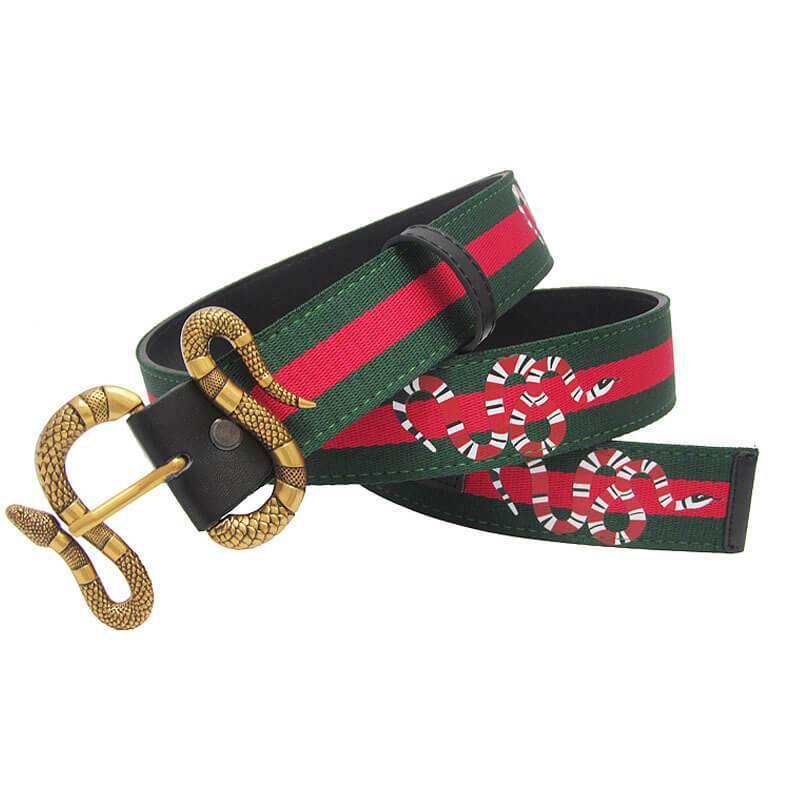 Retro Snake Printed Belt