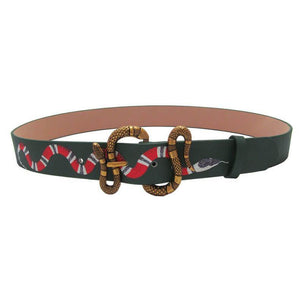 Retro Snake Printed Belt