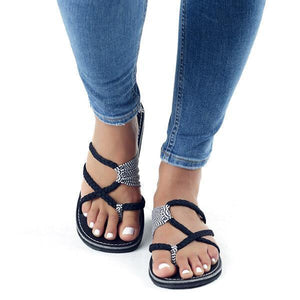 Oceanside Rope Flats Sandals