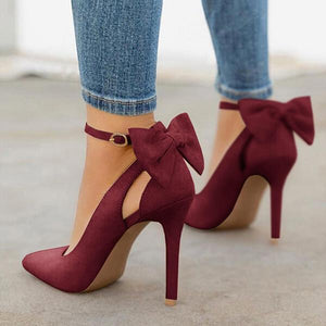 Women Cute Bowknot High Heels