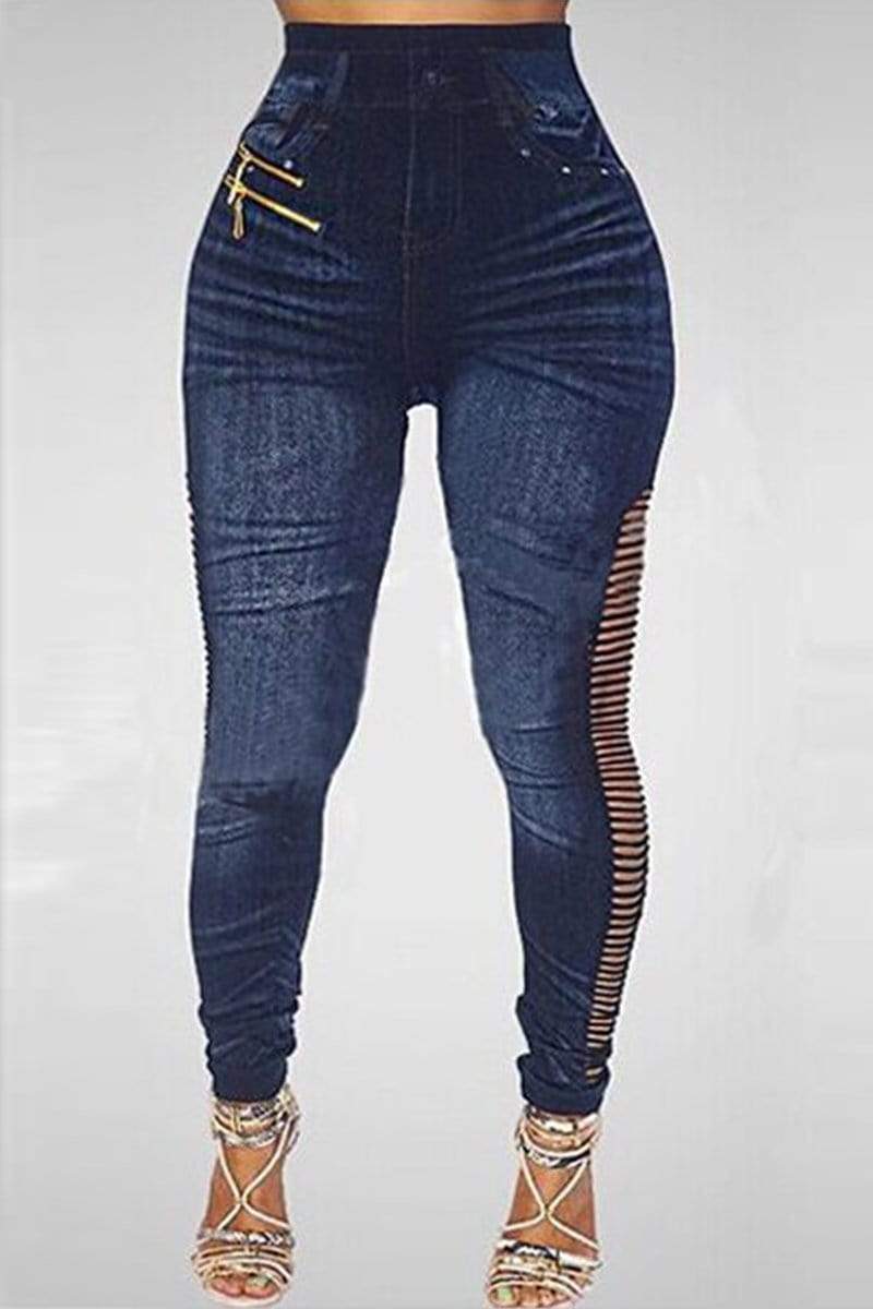 Casual Slim Denim Trousers