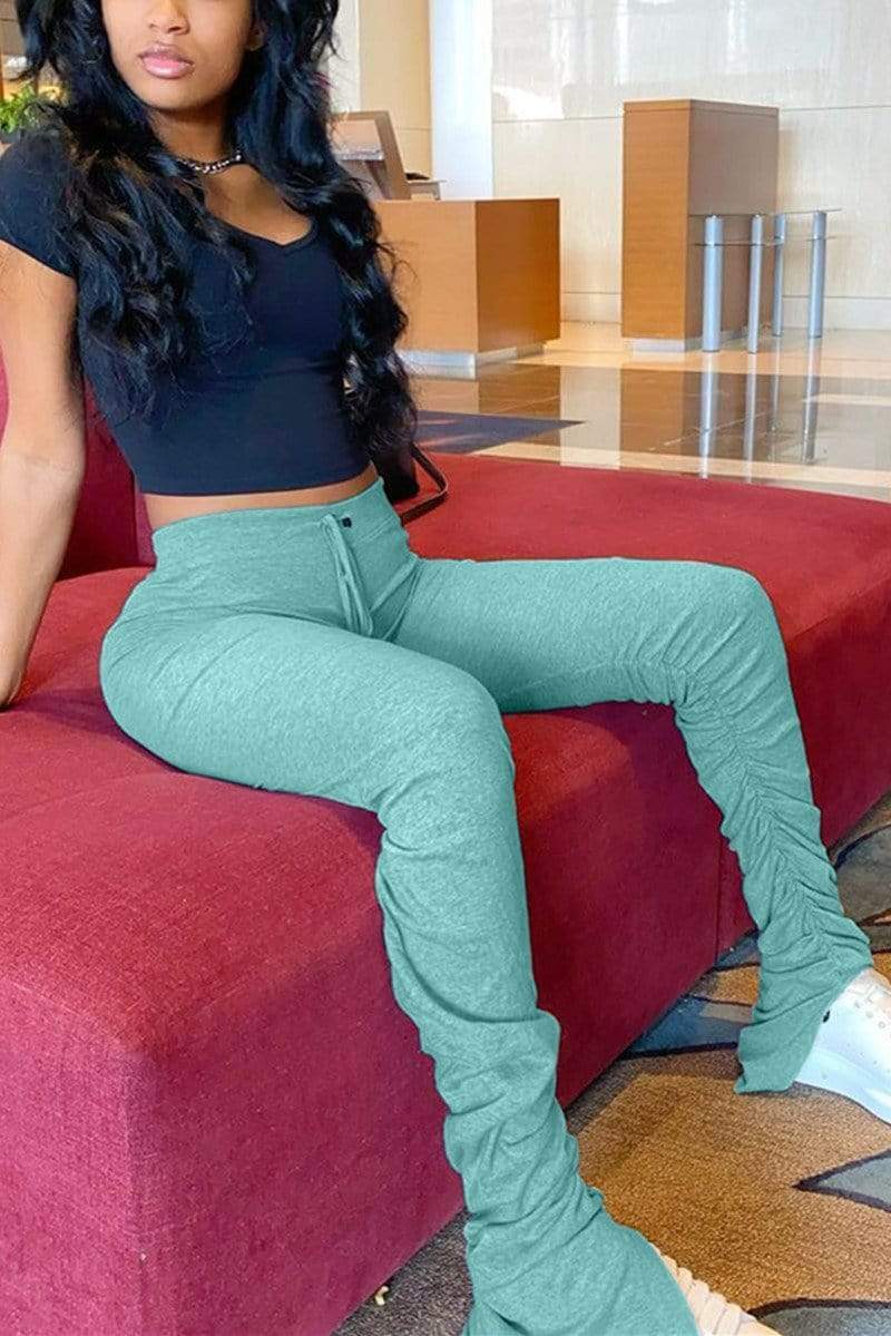 🔥Fashion Solid Color Track Pants