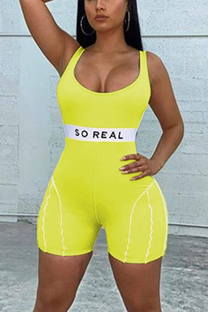 Fashion Sleeveless Slim Romper