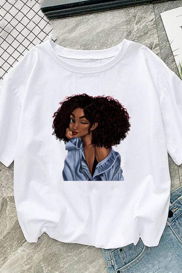 Fashion Printed Short Sleeve T-Shirt