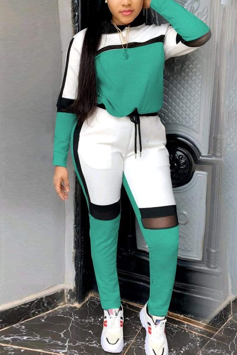 Casual Sports Pants Set