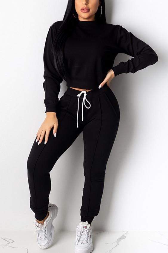 Casual Long Sleeve Sports Set