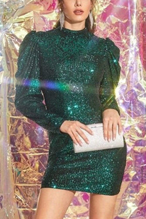 Sexy Sequins Slim Party Dress