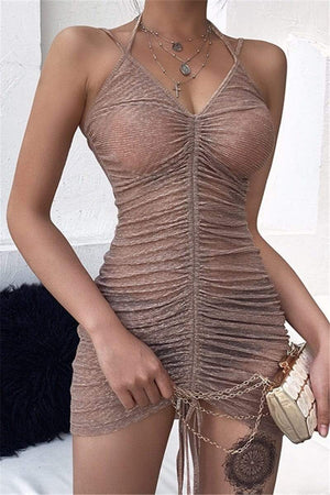 Sexy Temperament Halter Strap Dress