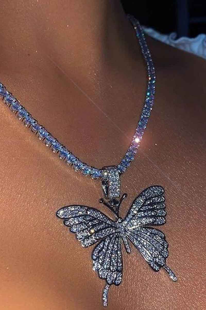 Fashion Butterfly Necklace Pendant