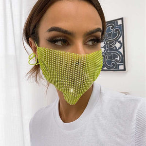 Stylish Hot Diamond Design Mask