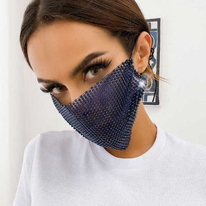 Stylish Hot Diamond Design Mask