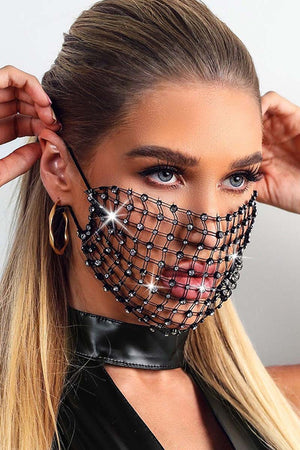 Fashion Personality Diamond Party Mask