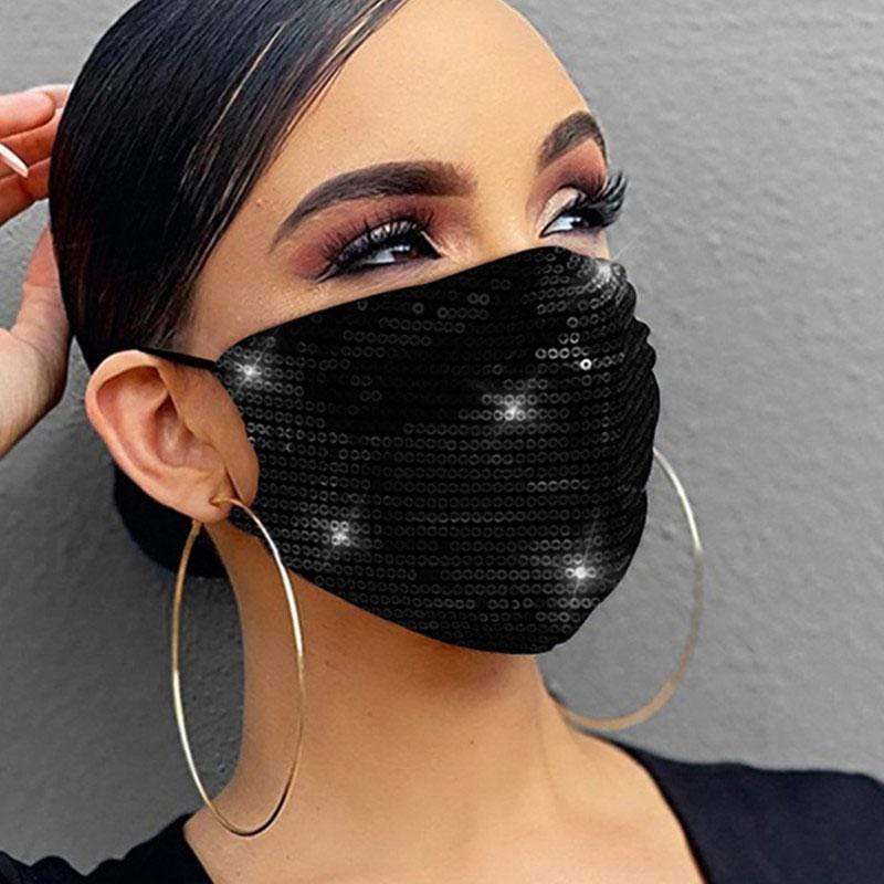 Fashion Sequin Design Face Protection