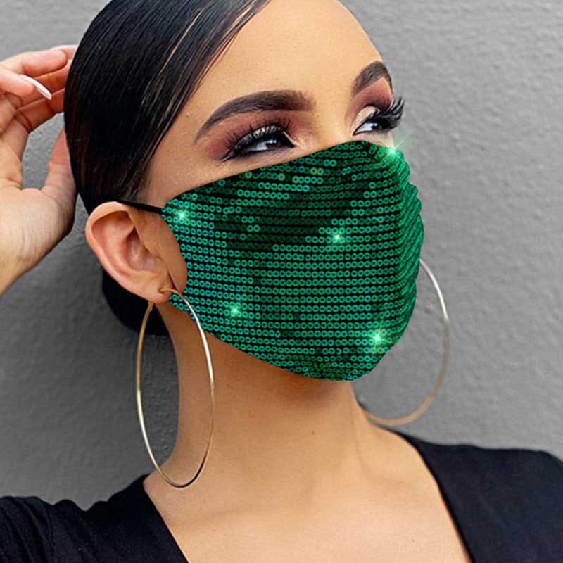 Fashion Sequin Design Face Protection