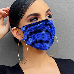 Fashion Sequin Design Face Protection