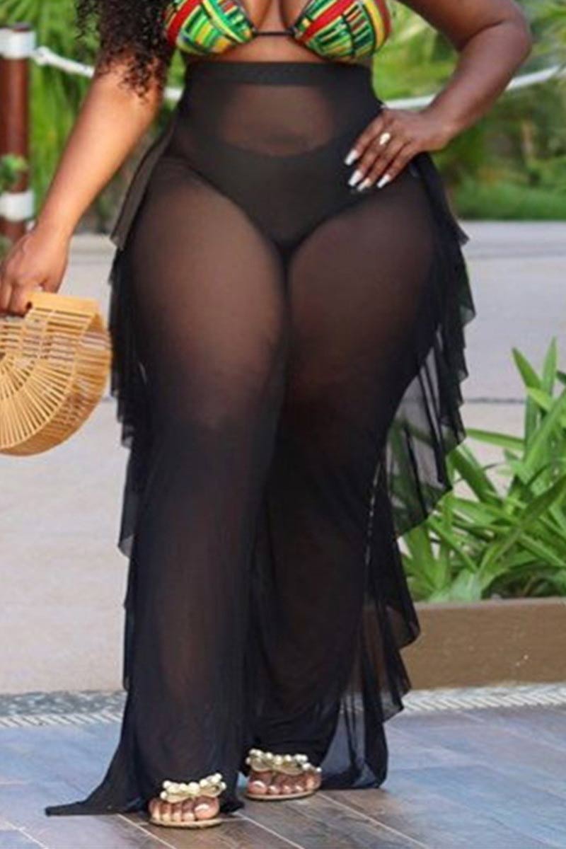 Fashion Sexy Plus Size Beach Trousers