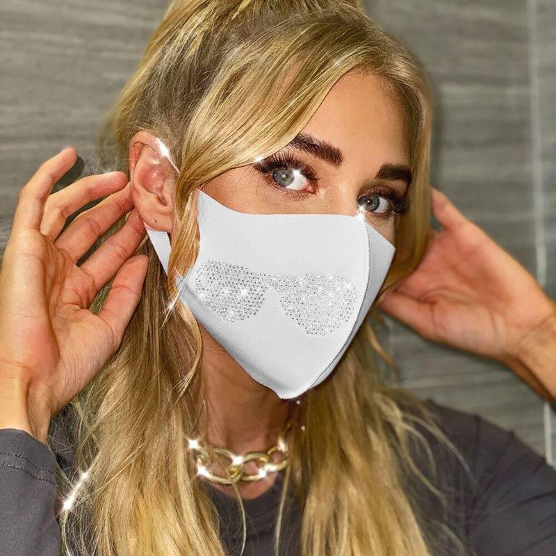 Fashion Hot Diamond Design Face Protection