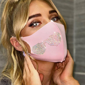 Fashion Hot Diamond Design Face Protection