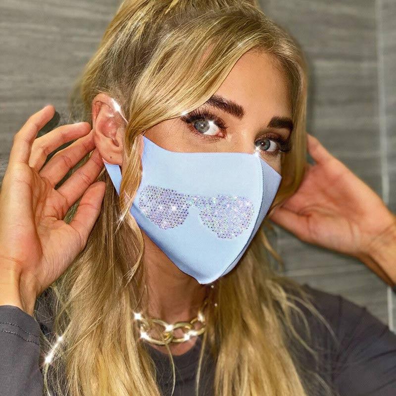 Fashion Hot Diamond Design Face Protection