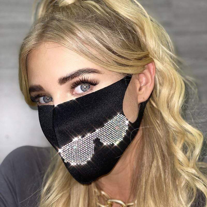 Fashion Hot Diamond Design Face Protection