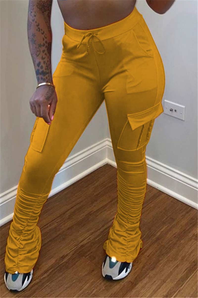 Casual Solid Color Sports Trousers