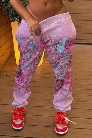 Fashion Personality Printed Trousers