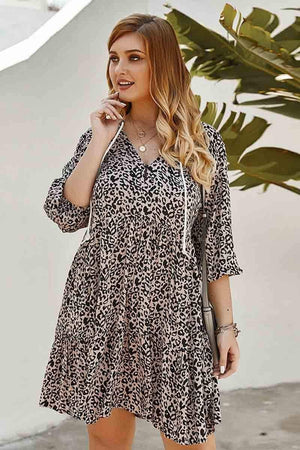 Casual Loose Print Dress