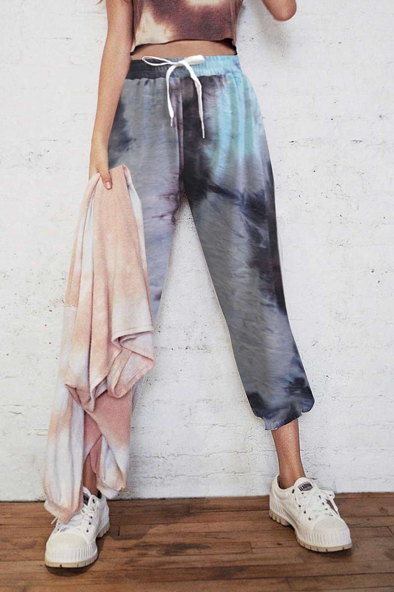 Casual Loose Tie dye Sports Pants