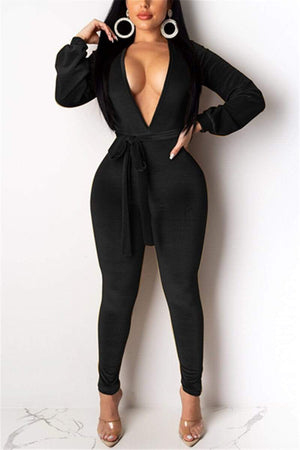 Sexy Long Sleeve Jumpsuit