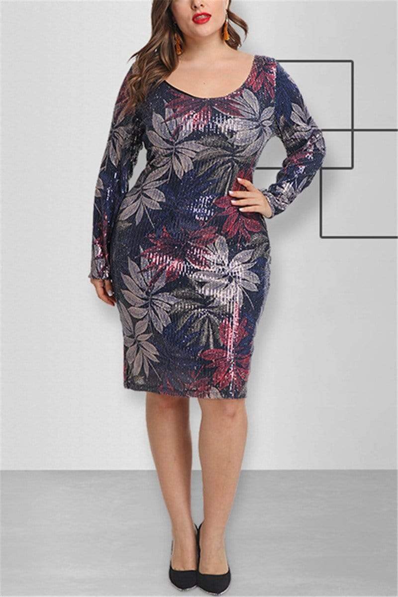 Fashion Slim Plus Size Dress