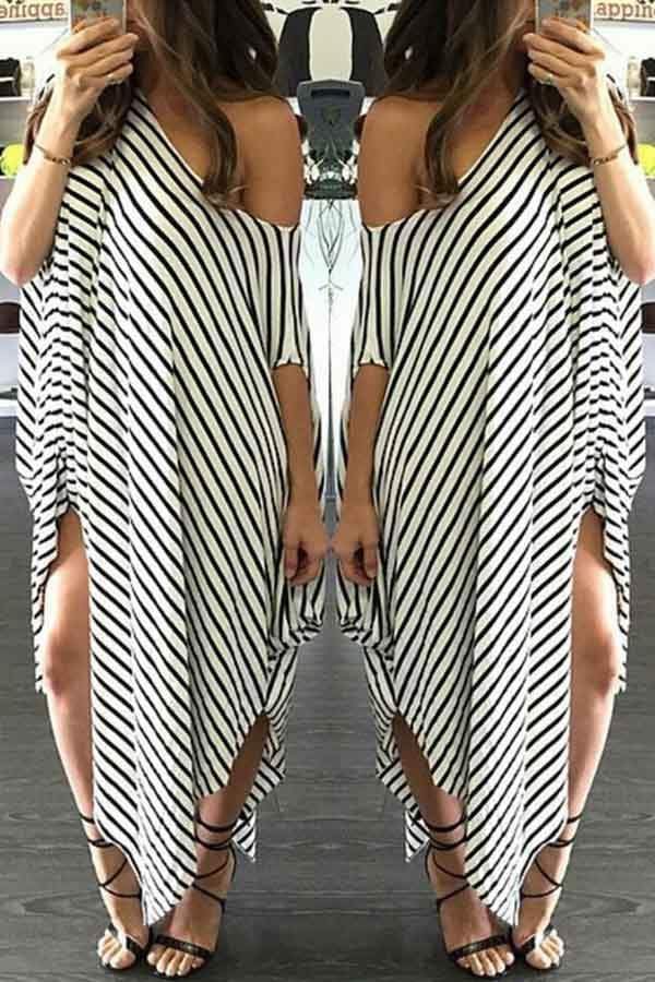 Striped Tent Dress